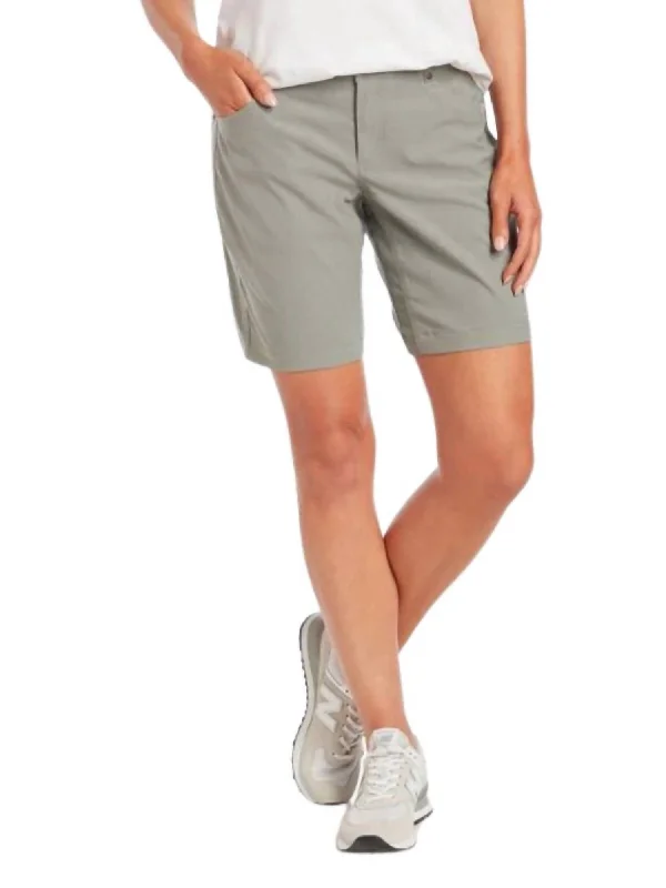 Trendy Boutiques Online Women's Trekr Short - Inseam 8" In Stone