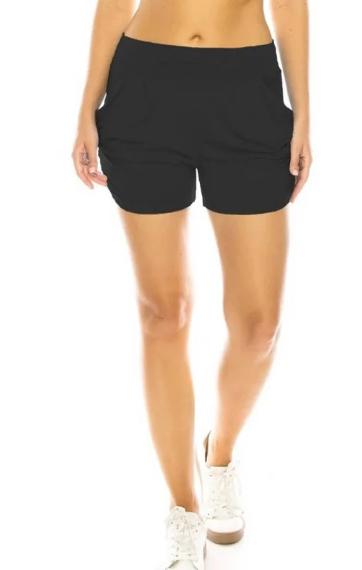 Exclusive Sale Women's Lounge Shorts With Pockets In Black