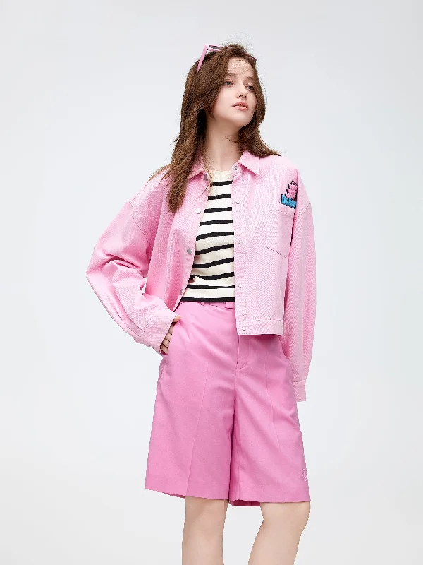 Sale On Clothing Candy Pink Denim Jacket