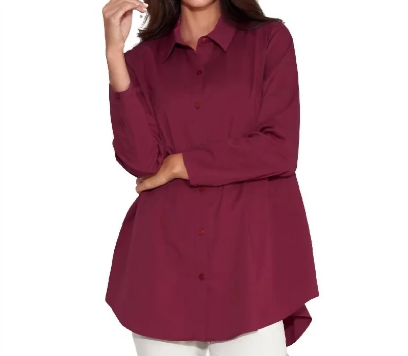 Comfortable Women's Outfits Prime Time Tunic In Magenta