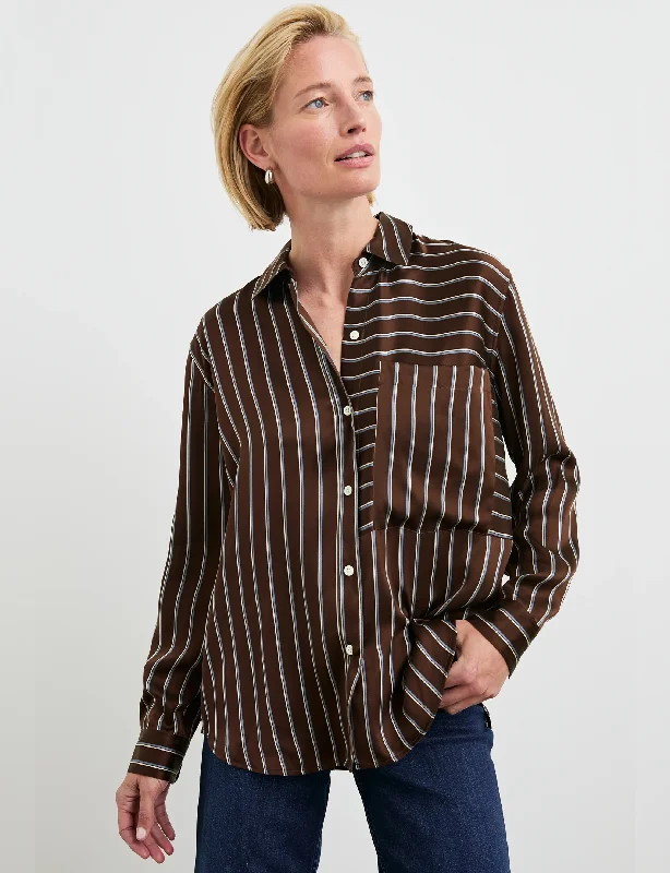 Flash Sales Today Spencer Blouse, Baltic White Stripe