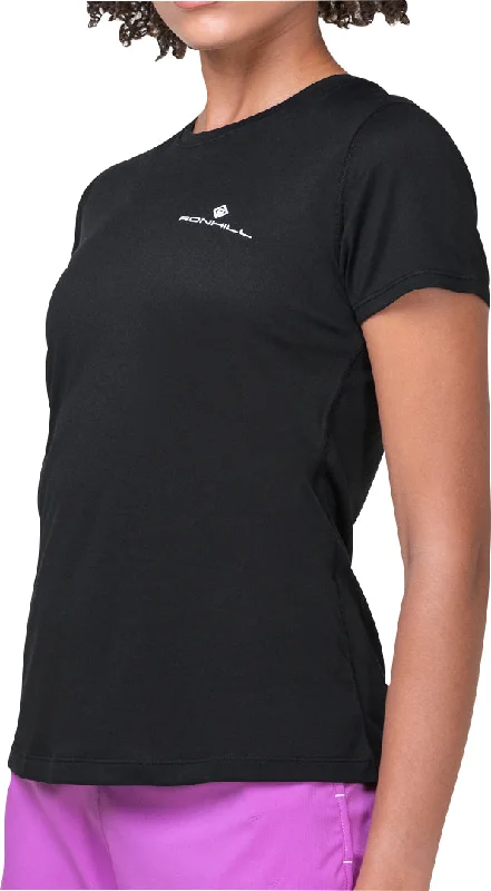 Women's Formal Apparel Ronhill Core Short Sleeve Womens Running Top - Black