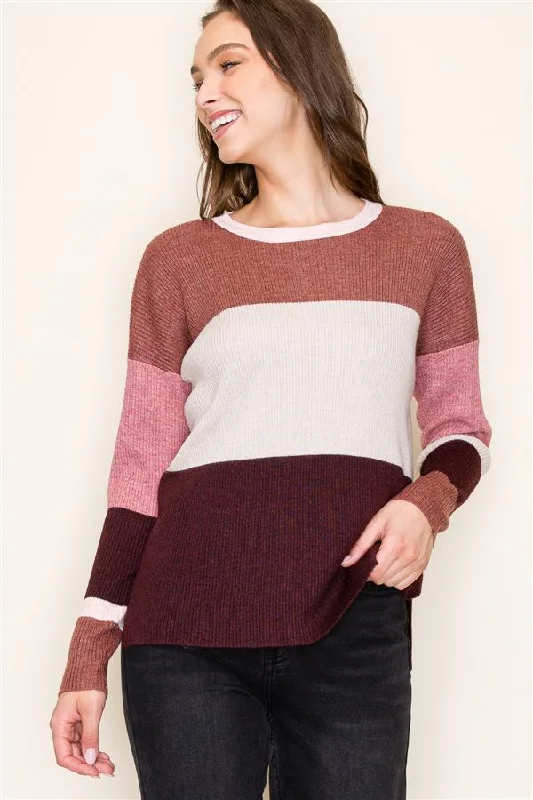 Top 10 Women's Online Clothing Stores Cranberry Cocktail Layering Long Sleeve Top