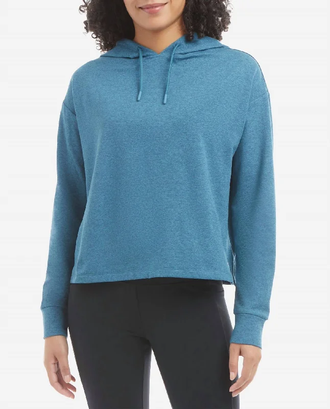 City Fashion Sustainable Soft Hoodie In Storm Blue