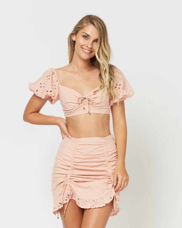 Sale Clothes Online Danika Crop Top In Blush