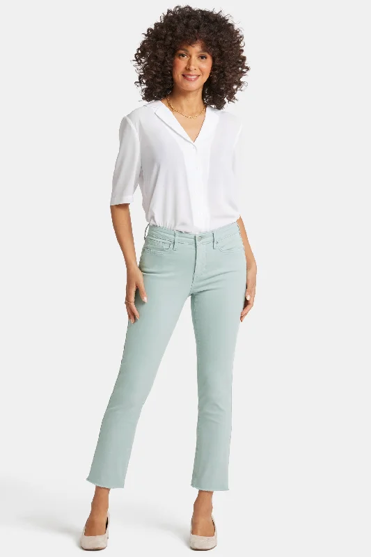 Women's Party Outfit Sheri Slim Ankle Jeans - Snowpass Mint