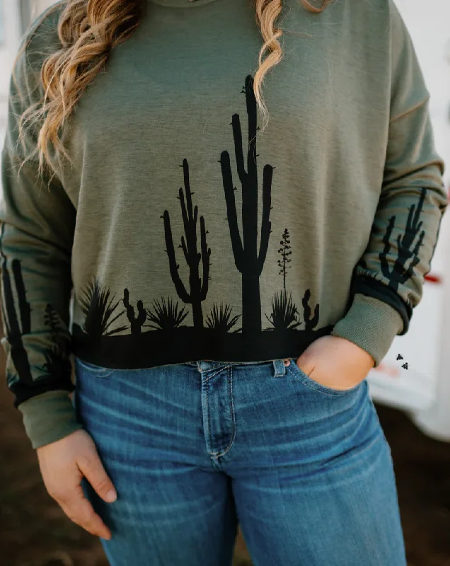 Relaxed Style The Cacti Crop Sweater