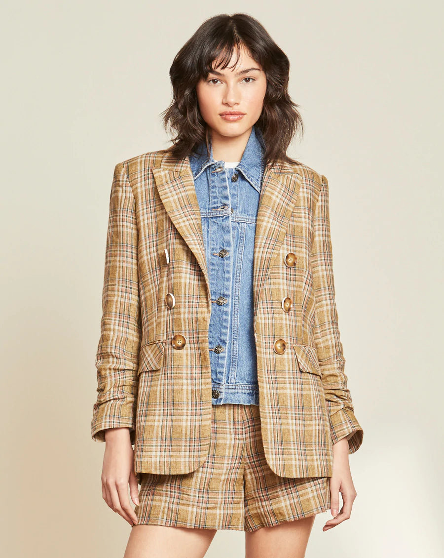 Women's Clothes And Apparel Beacon Plaid Dickey Jacket - Sage Multi