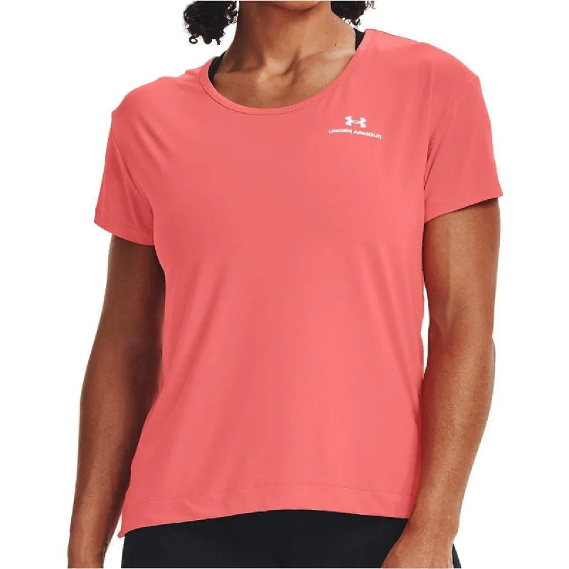 Season Sale Under Armour Rush Energy Core Short Sleeve Womens Training Top - Pink