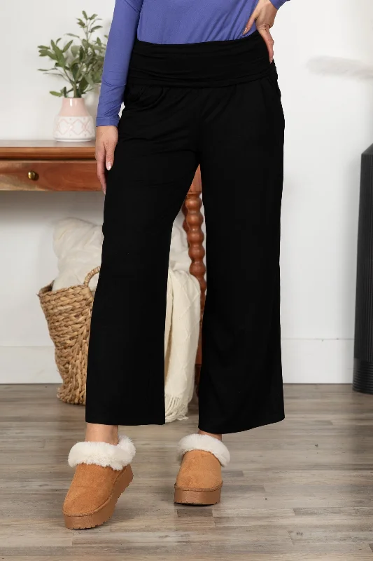 Women's Office Outfit Cool Touch Foldover Lounge Pants