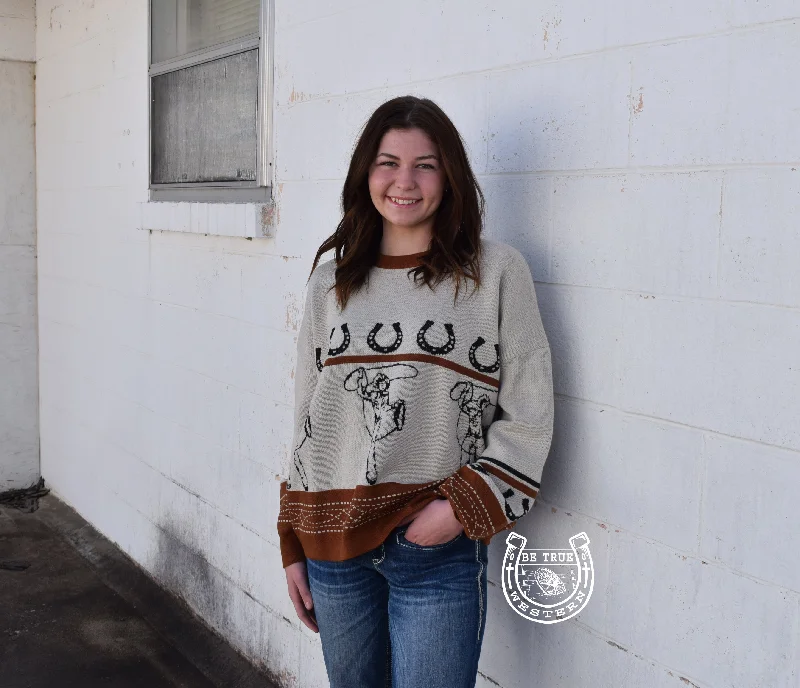 Women's Evening Wear Attire The Roughstock Oversized Crew Sweatshirt