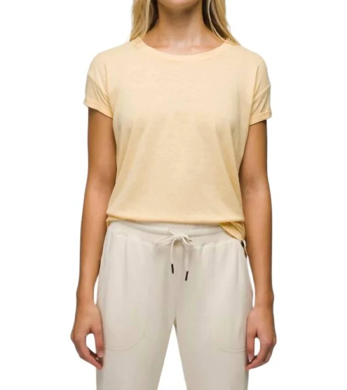 Women's Transitional Garments Women's Cozy Up T-Shirt In Sun Kissed Heather