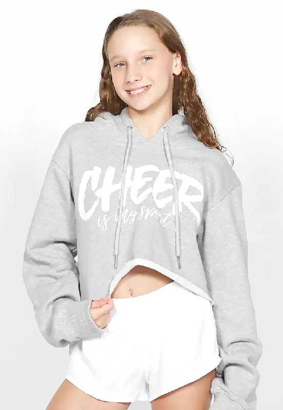 Modern Women's Apparel Cheer is My Sport Crop Hoodie