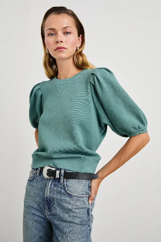 Women's Evening Garments CAMY SWEATSHIRT - STONE BLUE