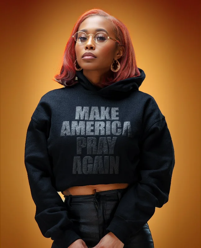 Flash Discount MAKE AMERICA PRAY AGAIN HOODIE (BLACK/BLACK)