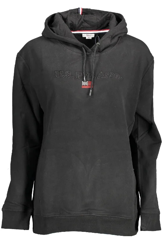 Women's Luxury Attire U.S. POLO ASSN. Elegant Hooded Sweatshirt with Contrasting Women's Details