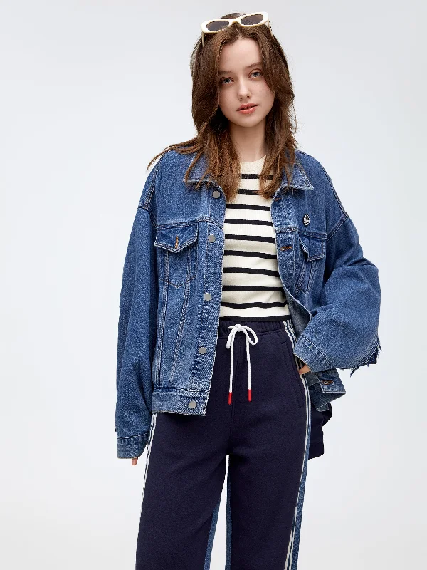 Flash Sale Or Flash Sales Patchwork Street Denim Jacket