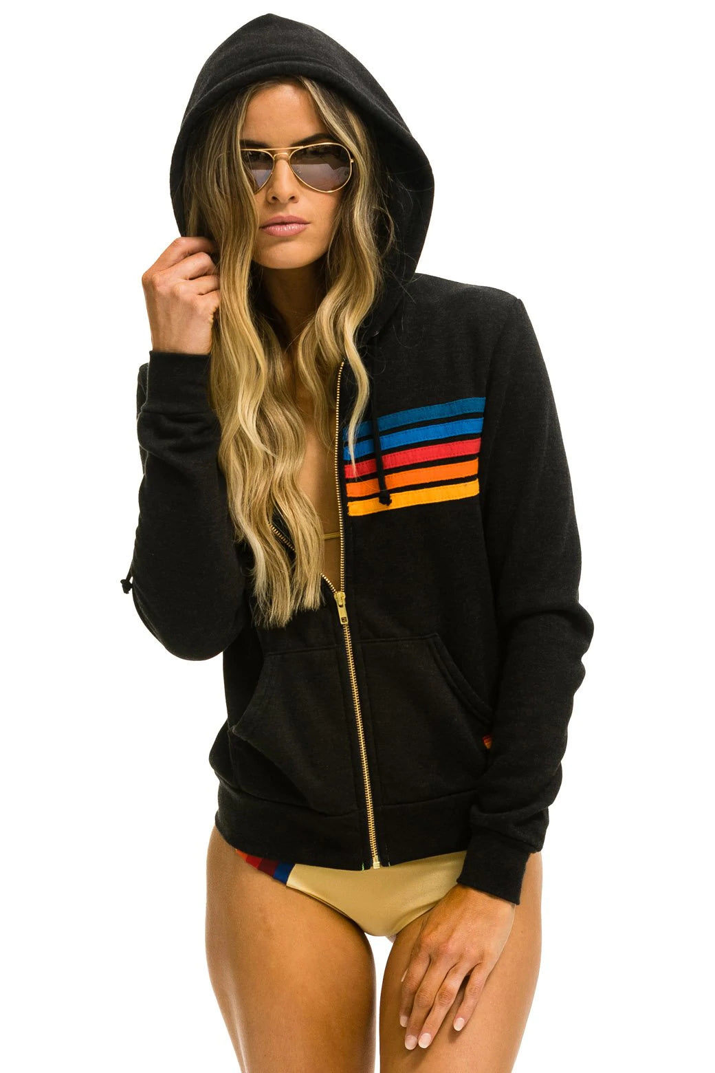 Trendy Outfits For Girls 5 Stripe Hoodie