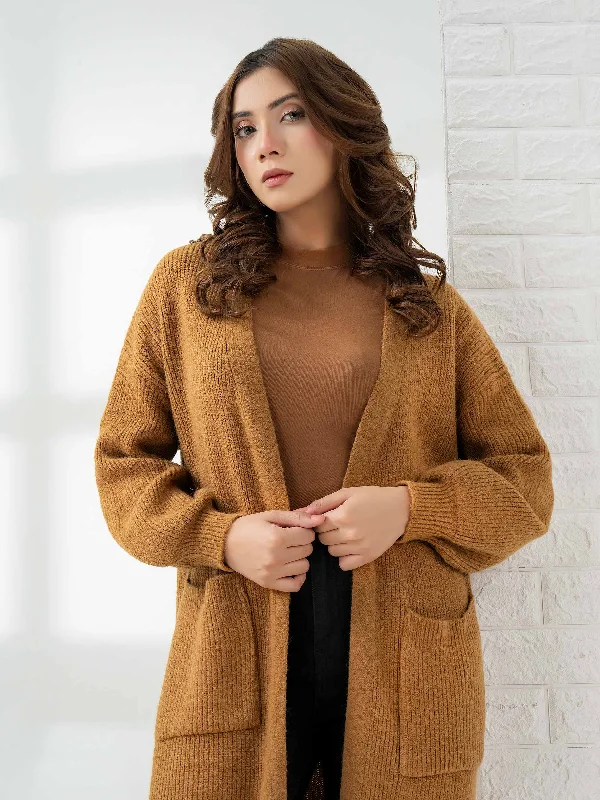 Sophisticated Women's Fashion Woolen Cardigan