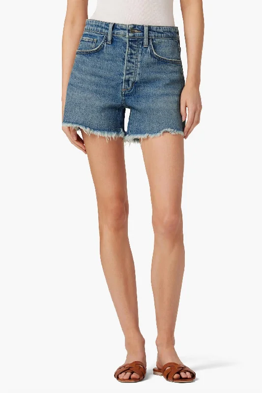 Big Sale Event Jessie Relaxed Frayed Short In Blue