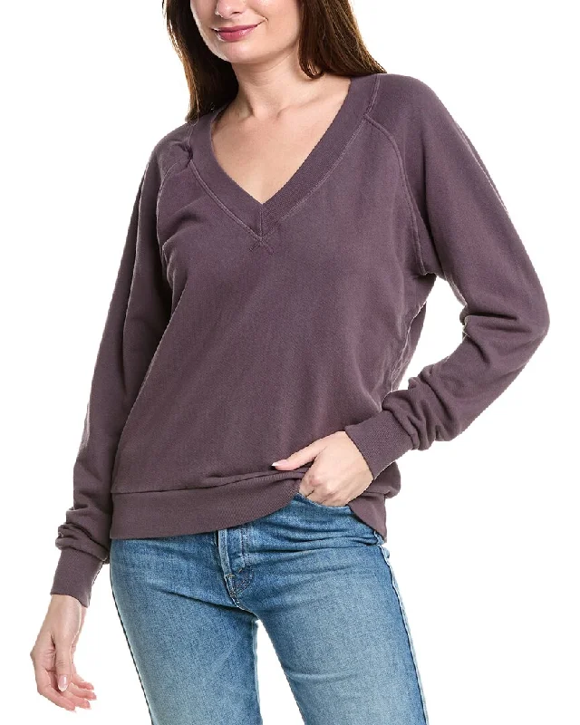 Women's Plus-Size Attire perfectwhitetee Relaxed French Terry Sweatshirt