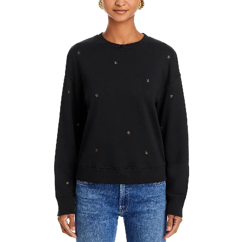 Vintage-Inspired Women's Apparel Ramona Womens Crewneck Long Sleeve Sweatshirt