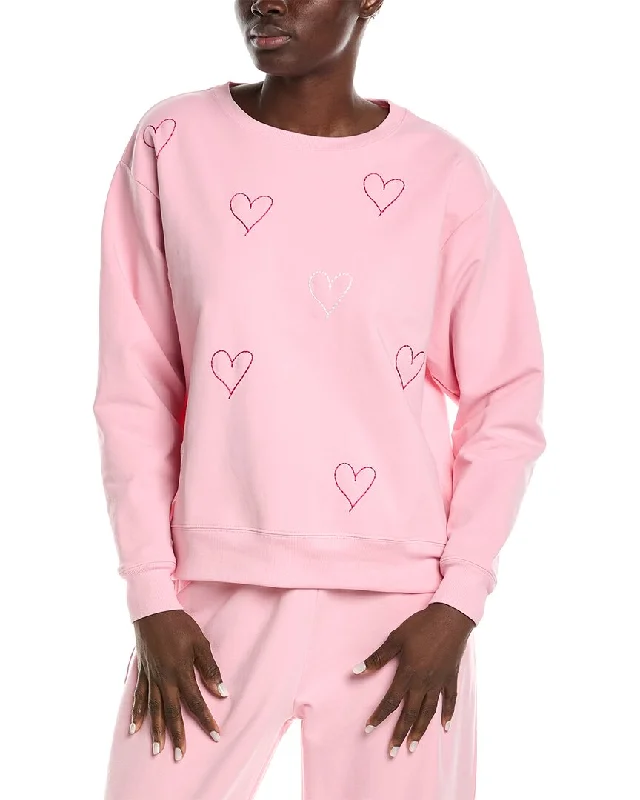 Women's Activewear Outfit CHRLDR Heart Stitch Sweatshirt