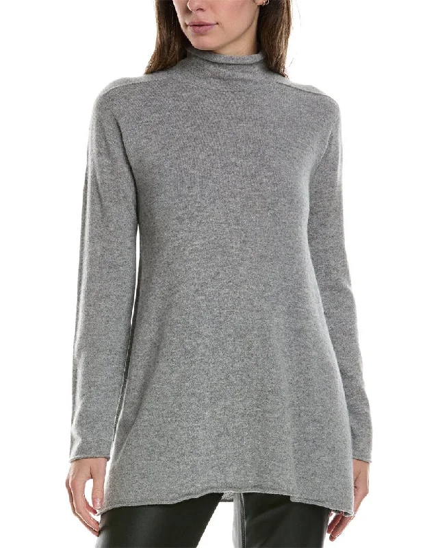 Women's Everyday Garments EILEEN FISHER Petite Turtleneck Cashmere Tunic