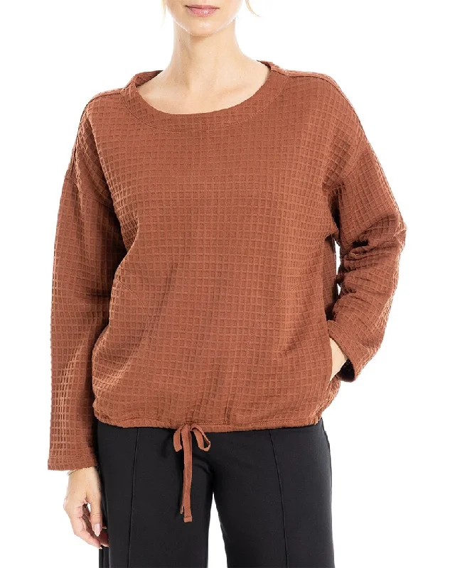 Clothing Sale Max Studio Waffle Knit Top