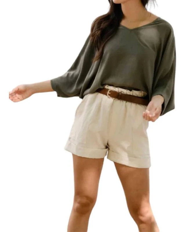 Casual Women's Clothing Online Wherever Shorts In Stone