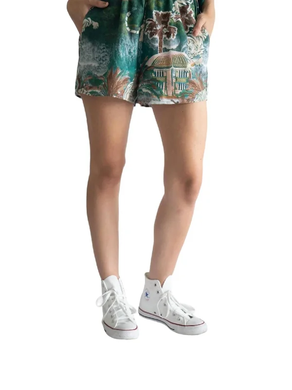 Seasonal Women's Fashion Trends Linen Short In Paradise