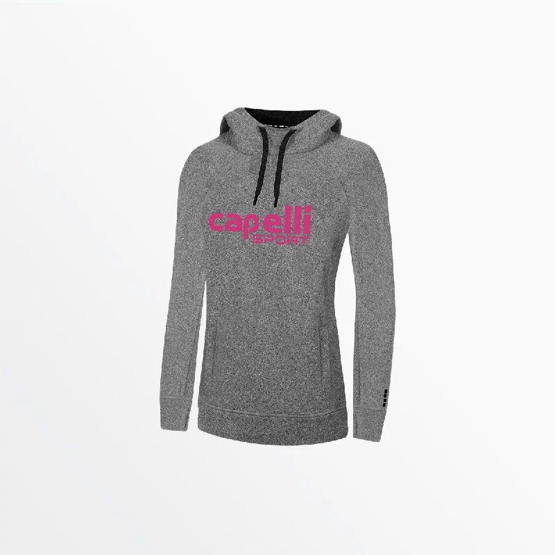 Charming Women's Garments WOMEN'S LOGO HEATHER PULLOVER HOODIE