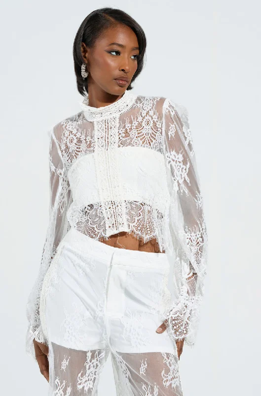 Big Sale Event MISS ME YET LACE BLOUSE