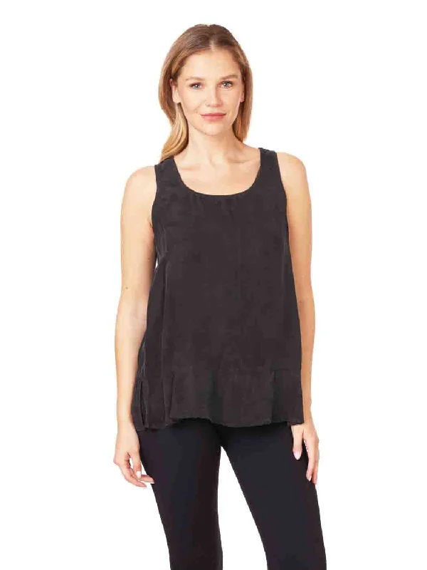 Trend Alert Tianello Sueded Cupro  "Bella"  Tank Top - M