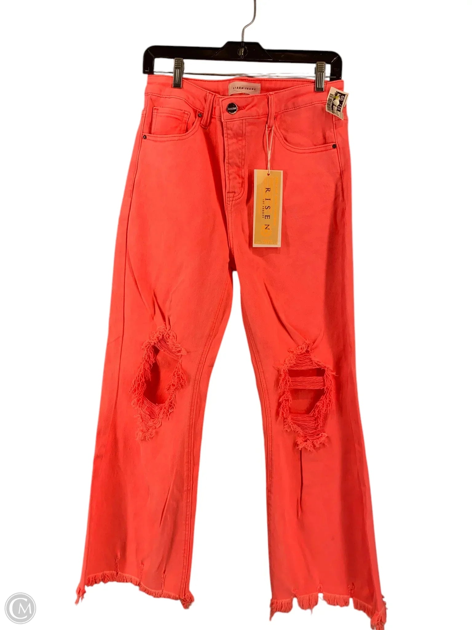 Jeans Wide Leg By Risen In Pink