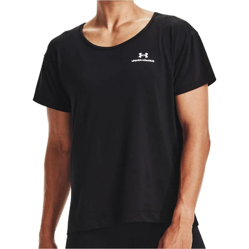 Exclusive Sale Under Armour Rush Energy Core Short Sleeve Womens Training Top - Black