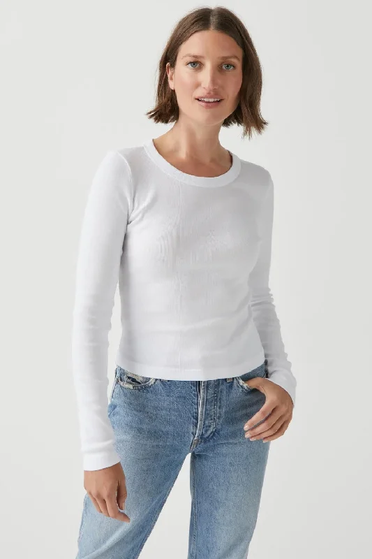 Women's Clothing Online Sale Michael Stars - Orion Cropped Long Sleeve Tee