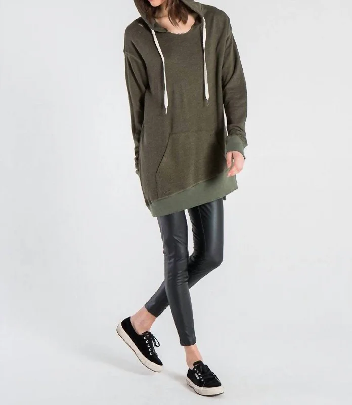 Women's Evening Wear Attire Barrie Pullover In Moss