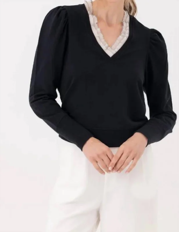 Women's Transitional Garments Valley Pullover In Black