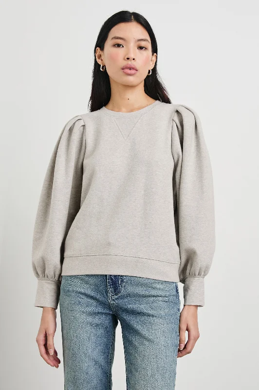 Women's Casual Garments TIFFANY SWEATSHIRT - HEATHER GREY