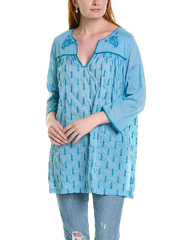 Women's Evening Attire Pink Chicken Jade Cover-Up Tunic