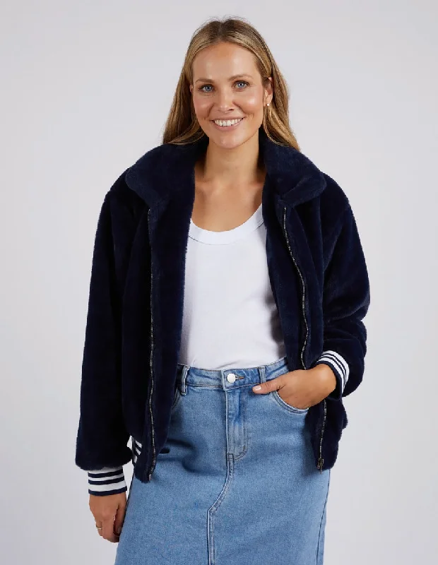 Elegant Women's Attire Foxwood Nora Bomber Jacket Navy