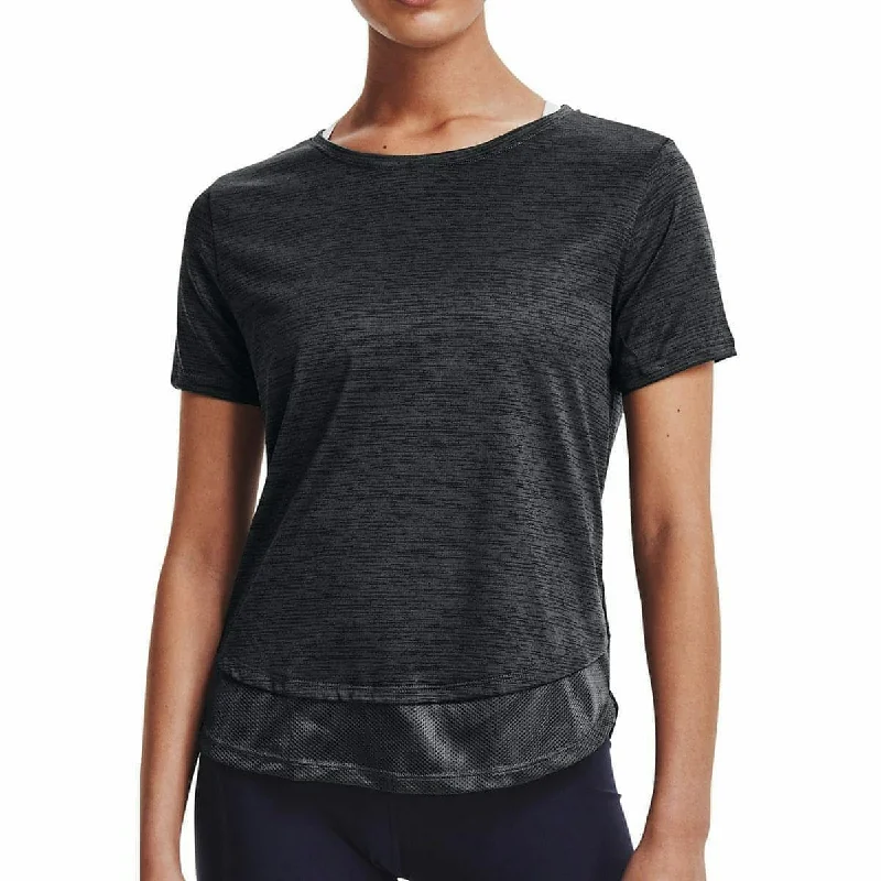 Latest Trends Under Armour Tech Vent Short Sleeve Womens Training Top - Black