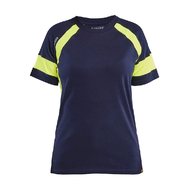 Women's Elegant Evening Attire Blaklader 3524 Women's T-shirt with Hi-Vis