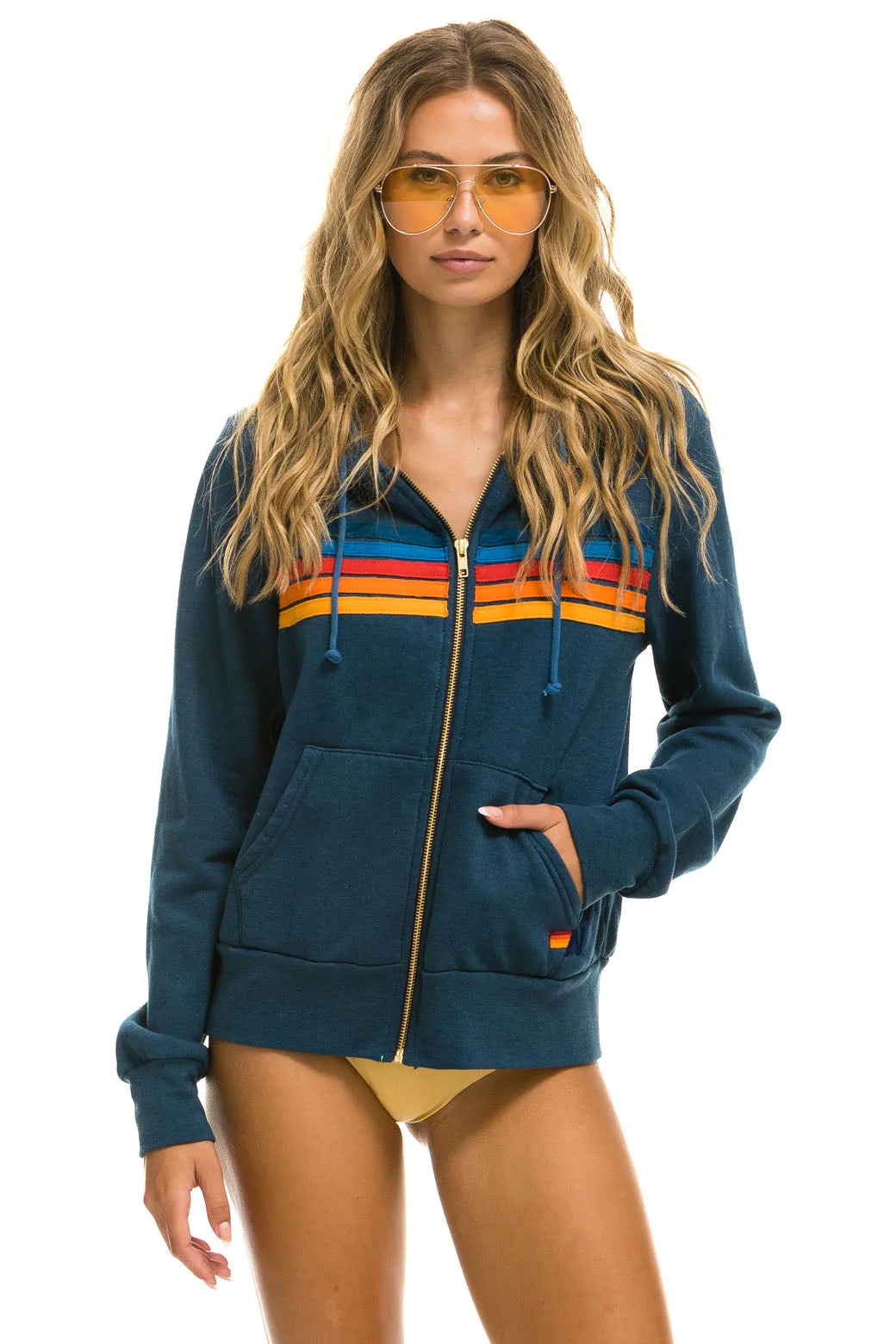 Clothing Woman 5 Stripe Hoodie