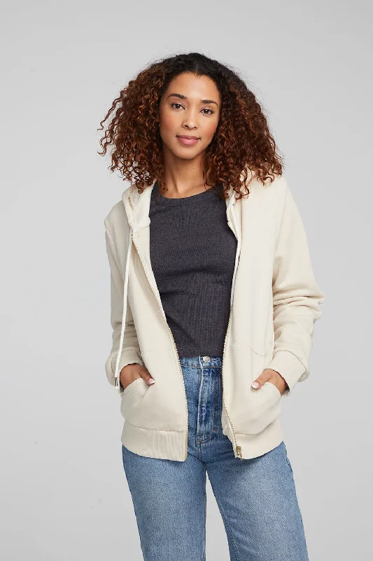 Relaxed Fashion Lex Oatmeal Zip Up Hoodie