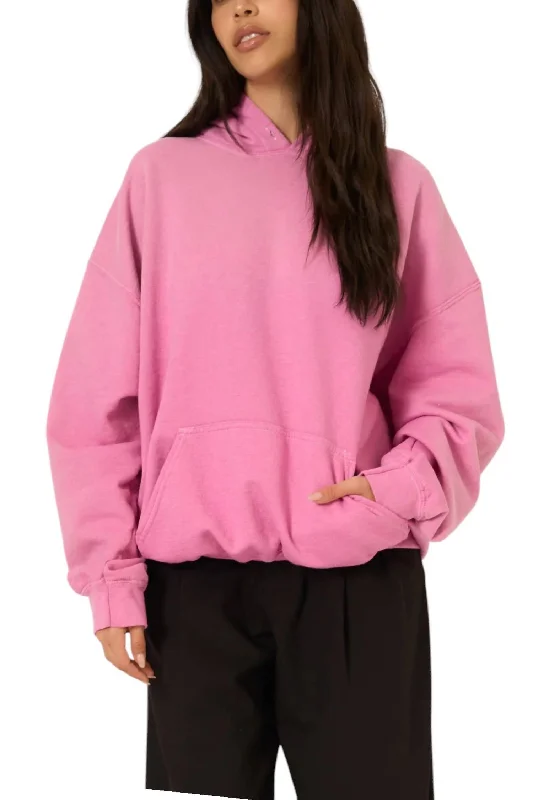 Limited Time Offer Lowen Sun Faded Hoodie In Rose Violet