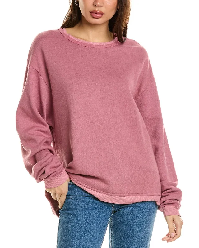 Affordable Luxury Women's Apparel Project Social T Soko Thermal Trim Sweatshirt