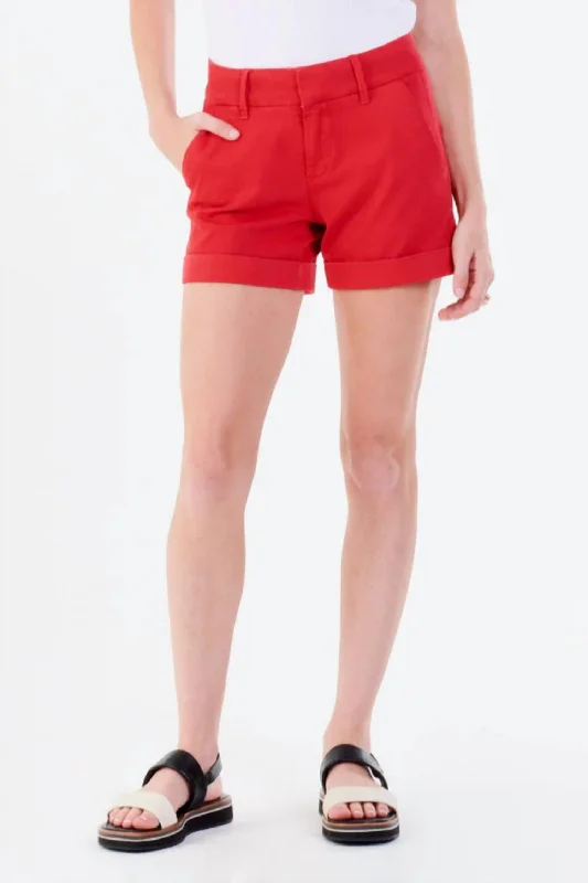 Women Apparel North Hampton Short In Firetruck Red