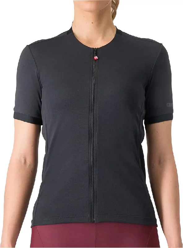 Women's Holiday Apparel Castelli Libera Short Sleeve Womens Cycling Jersey - Black